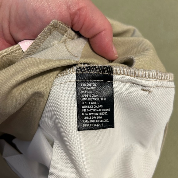 NWT sz 18W Worthington beige Ankle Pants - Picture 5 of 5